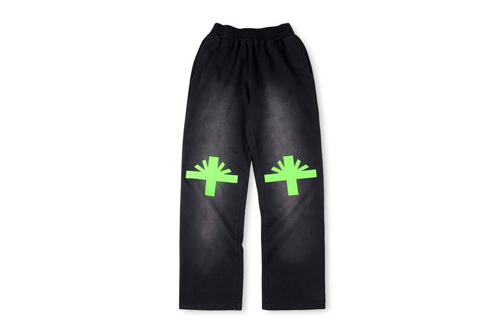 Vertabrace Washed 3D Dimensional Print Sweatpants - product image 1