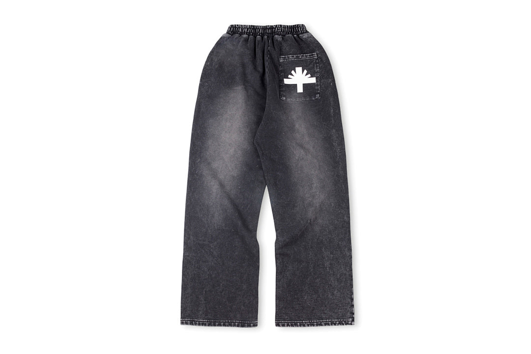 Vertabrace Washed 3D Dimensional Print Sweatpants Vol.2 - product image 5