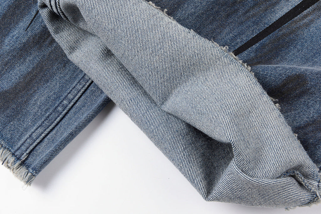 Hellstar Studios Heavy-Craft Washed Distressed Destroyed Denim Jeans - product image 5