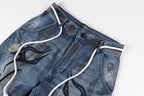 Hellstar Studios Heavy-Craft Washed Distressed Destroyed Denim Jeans - product image 9