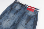 Hellstar Studios Heavy-Craft Washed Distressed Destroyed Denim Jeans - product image 12