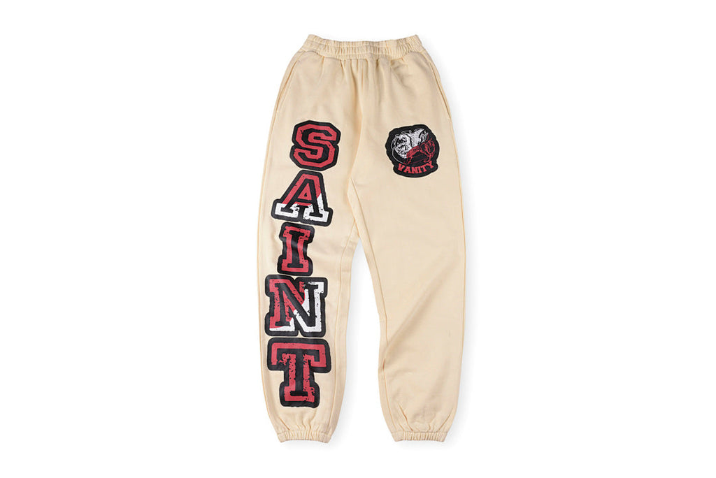 Saint Vanity Letter Print Cotton American Casual Pants - product image 16