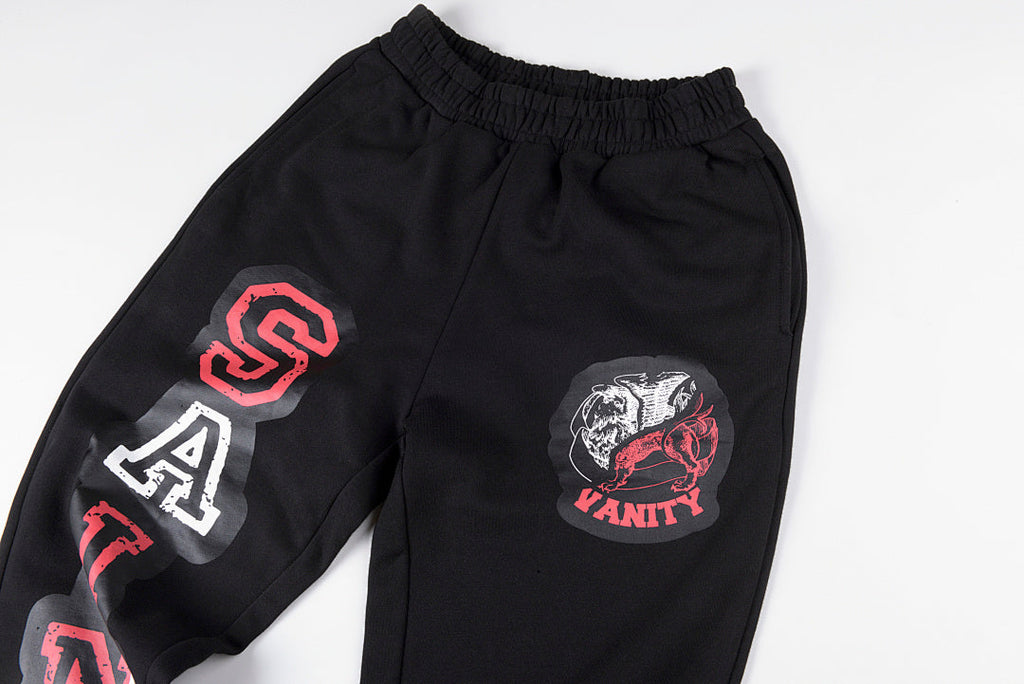 Saint Vanity Letter Print Cotton American Casual Pants - product image 26