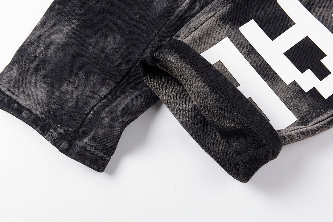 Vertabrae Tie-Dye 3D Dimensional Print Sweatpants - product image 3