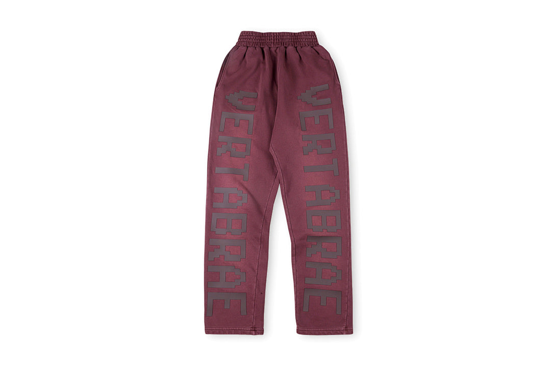 Vertabrae 3D Raised Letter Washed Sweatpants - product image 1