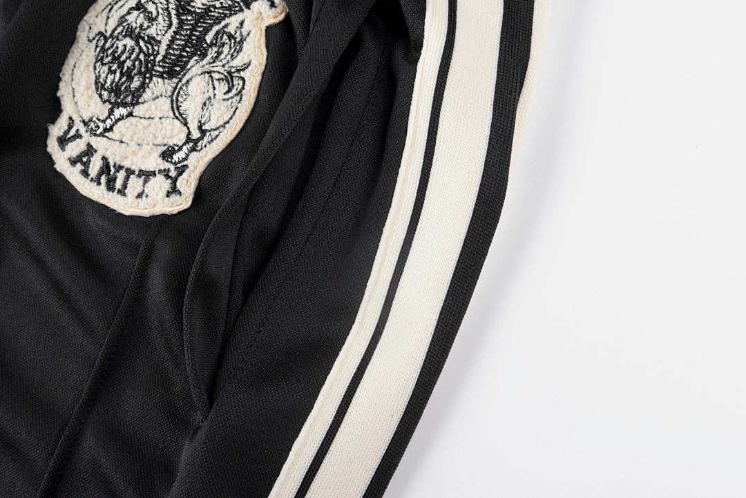 Saint Vanity Embroidered Stripe Zip Sport Pants - product image 11