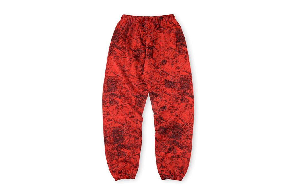 Sp5der 555555 Vintage Spider Web Print Casual Pants - product image 2