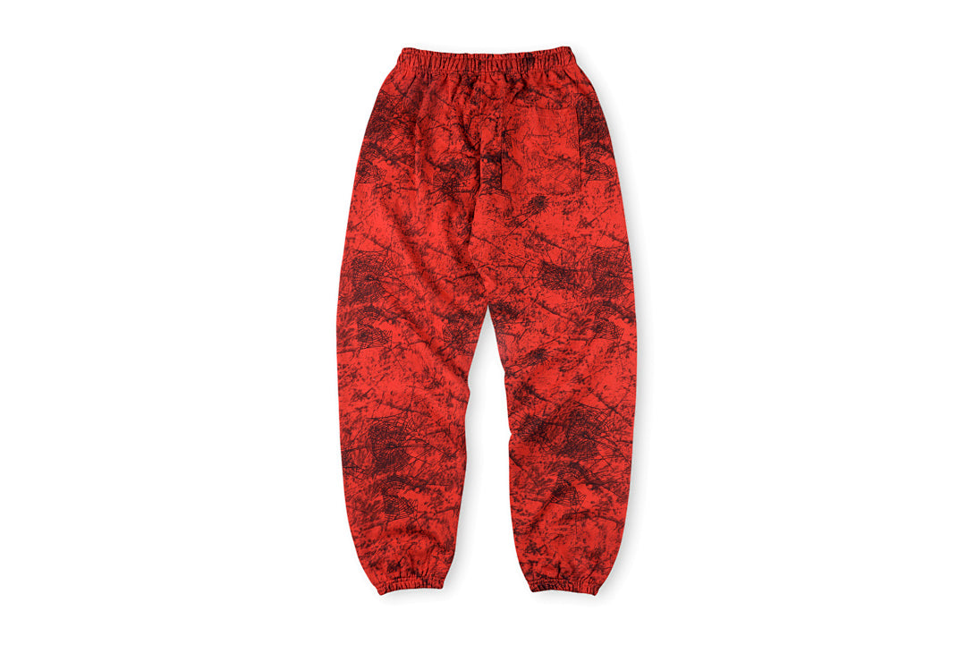 Sp5der 555555 Vintage Spider Web Print Casual Pants - product image 2