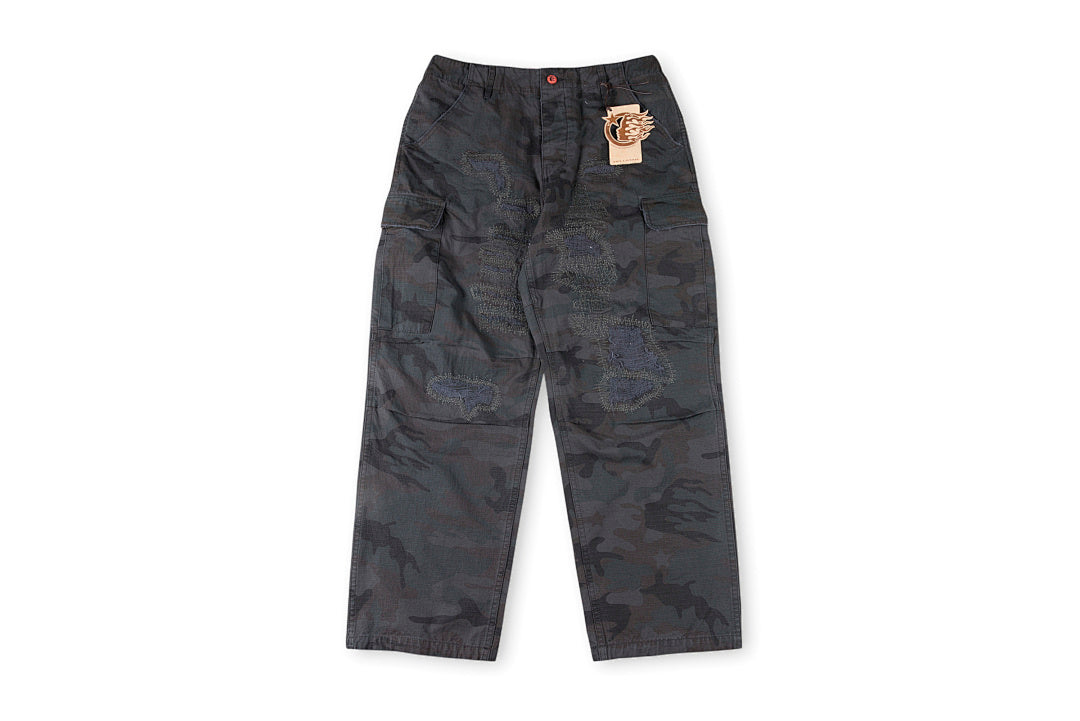 Hellstar Studios Capsule 11 Embroidered Camo Cargo Pants - product image 1