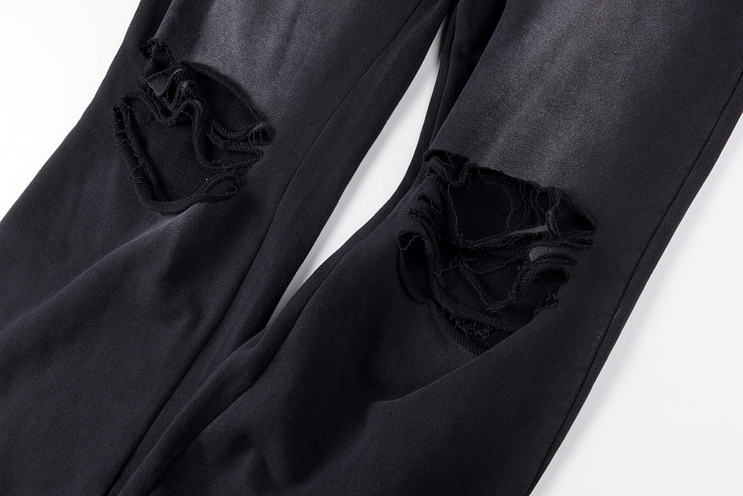 Vertabrae Embroidered Logo Distressed Destroyed Hoodie Pants - product image 5