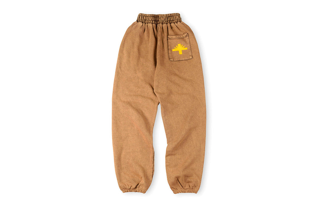 Vertabrae Washed 3D Raised Print Distressed Sport Sweatpants - product image 2