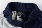 Vertabrae 3D Raised Print Color-Block Spliced Sport Sweatpants - product image 3