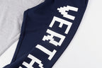 Vertabrae 3D Raised Print Color-Block Spliced Sport Sweatpants - product image 6