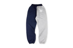 Vertabrae 3D Raised Print Color-Block Spliced Sport Sweatpants - product image 2