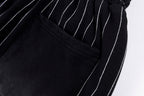 Vertabrae Distressed Classic Vertical Stripe Wide-Leg Casual Pants - product image 9