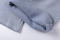 Vertabrae Light Grey Distressed Embroidered Relaxed Drawstring Casual Pants - product image 3