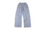 Vertabrae Light Grey Distressed Embroidered Relaxed Drawstring Casual Pants - product image 1