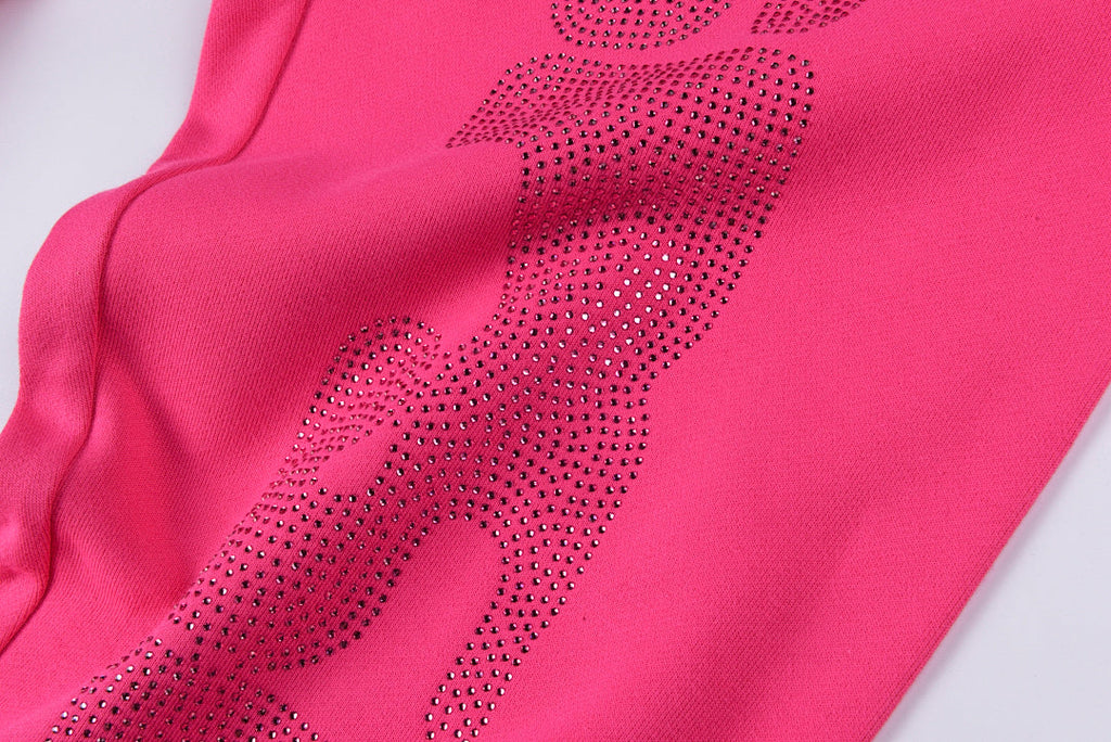 Sp5der 555555 Worldwide Rhinestone Letter Sport Pants - product image 9