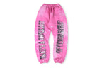 That's A Awful Lot of Cough Syrup Flame Print Street Style Elasticated Cuff Casual Pants - product image 2