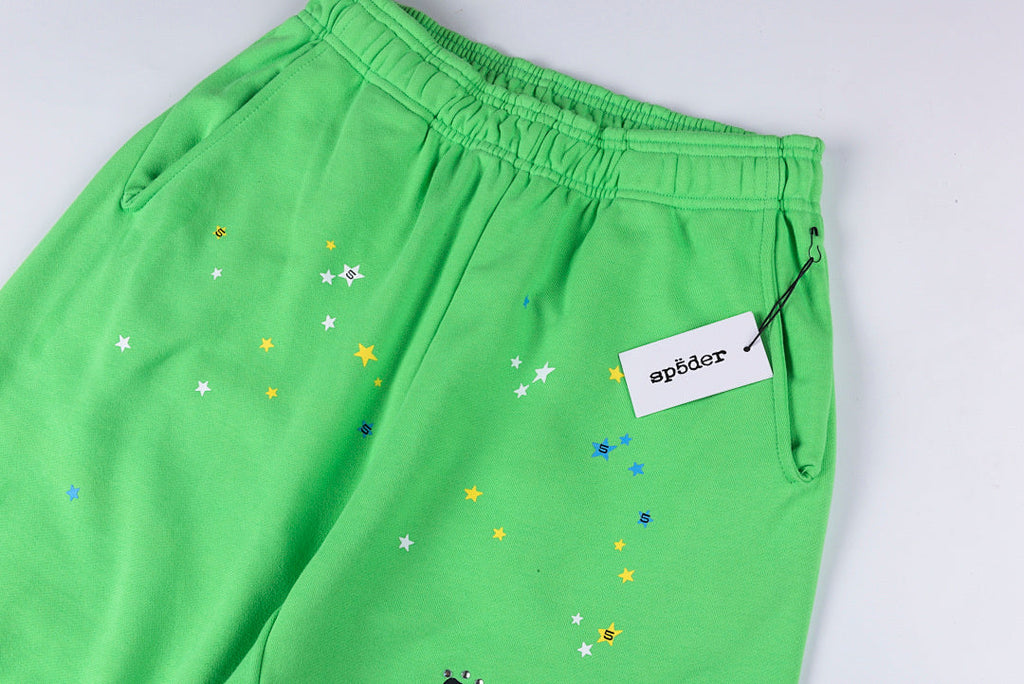 Sp5der 555555 Worldwide Web Hot-fix Rhinestone Pants - product image 7