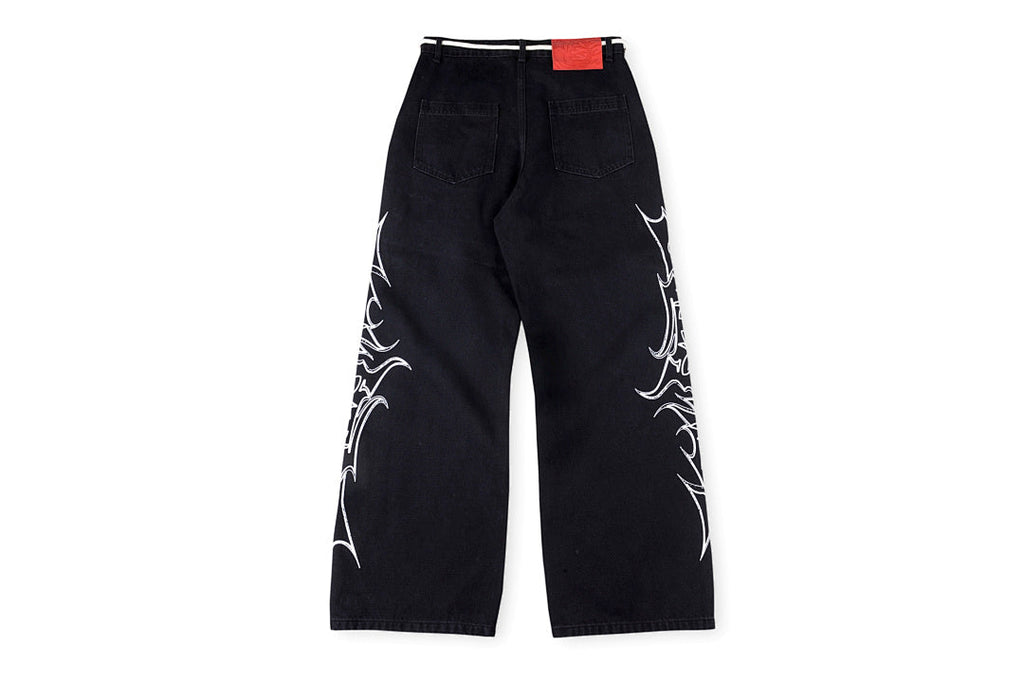 Hellstar Studios Washed Distressed American Vintage Casual Jeans - product image 2