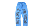 That's A Awful Lot of Cough Syrup Letter Print Straight Leg Pants - product image 13