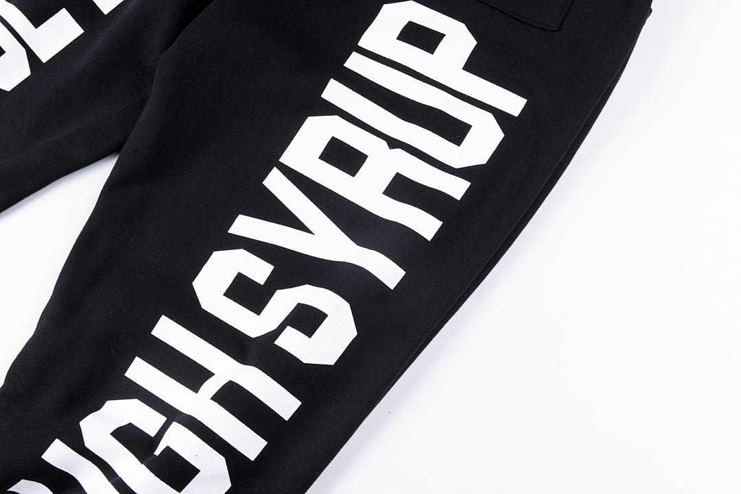 That's A Awful Lot of Cough Syrup Letter Print Straight Leg Pants - product image 22