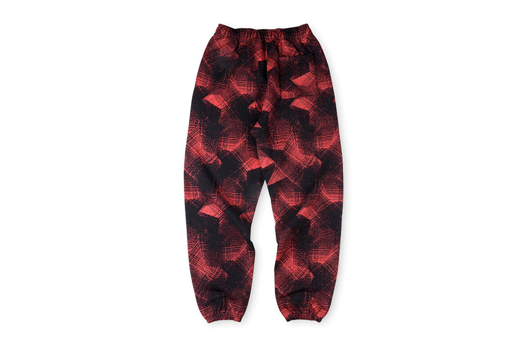 Sp5der 555555 Worldwide Vintage Red Black Plaid Web Pants - product image 2