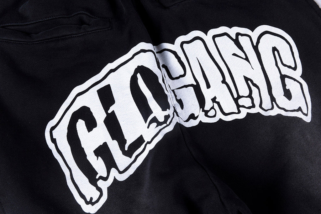 Glo Gang Black White Splice Washed Zip 2-in-1 Convertible Pants Shorts - product image 16