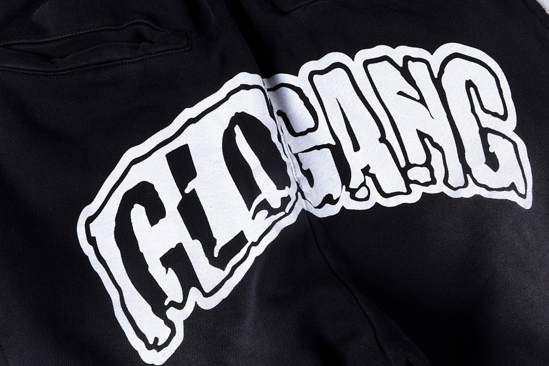 Glo Gang Black White Splice Washed Zip 2-in-1 Convertible Pants Shorts - product image 16