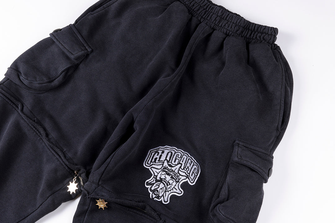 Glo Gang Cartoon Splice Washed Zip 2-in-1 Convertible Pants Shorts Vol.2 - product image 10