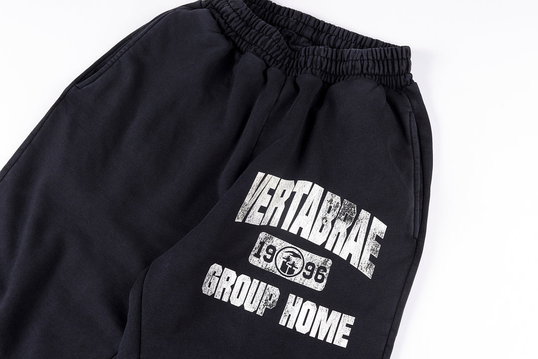 Vertabre Tattoo Print Washed Vintage Zip-Up Hoodie Pants - product image 8