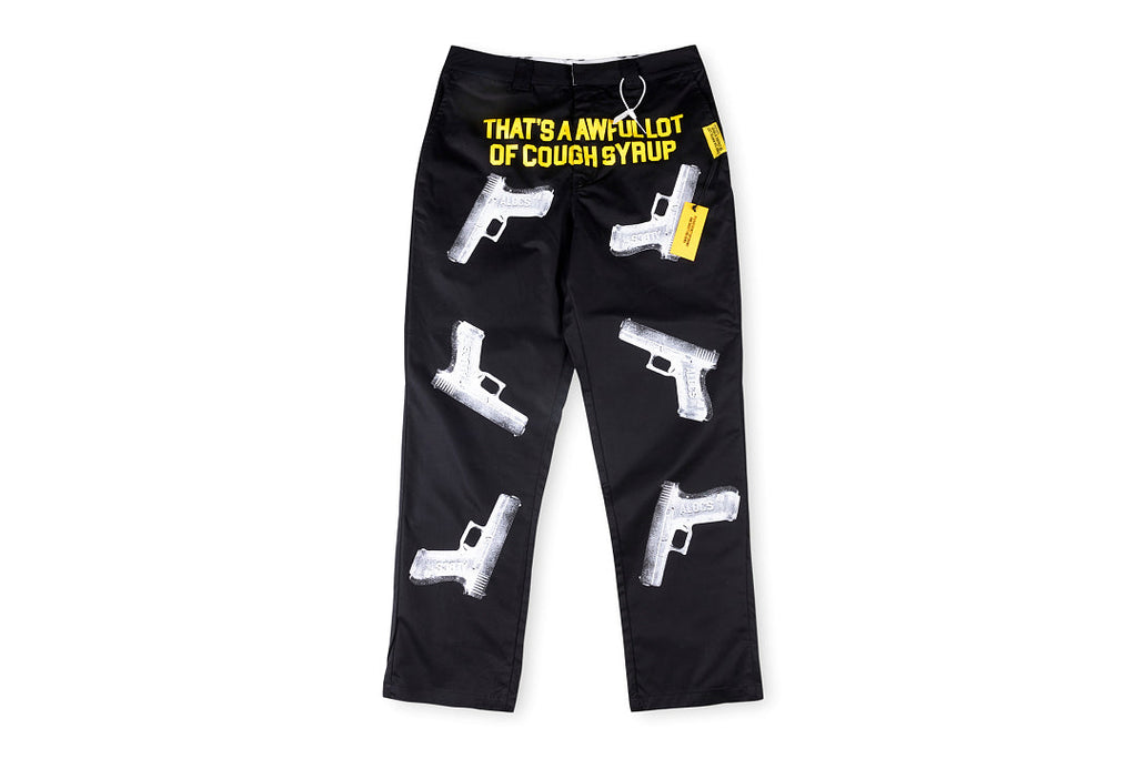 That's A Awful Lot of Cough Syrup Gun Letter Print Casual Pants - product image 1