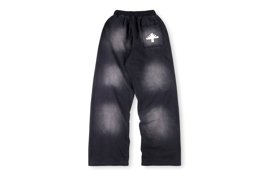 Vertabre Classic Distressed Washed Vintage Full Length Pants - product image 3