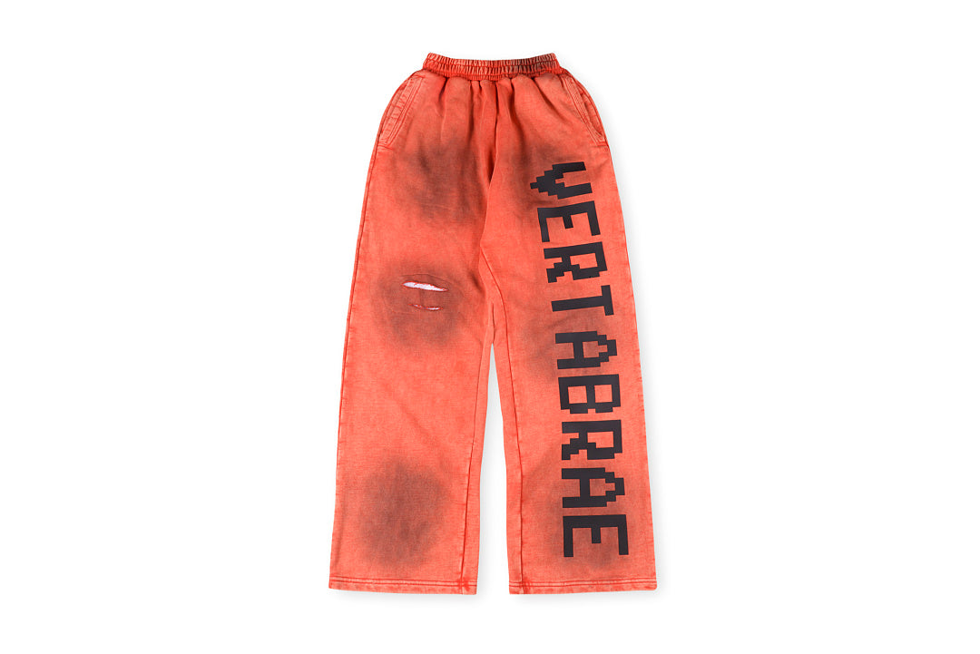 Vertabre Classic Distressed Washed Vintage Full Length Pants - product image 6