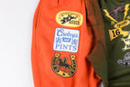 That's A Awful Lot of Cough Syrup Orange Green Gradient Color Block Print Pants - product image 5