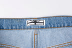 Vertabrae American Paneled Embroidered Washed Denim Pants - product image 4