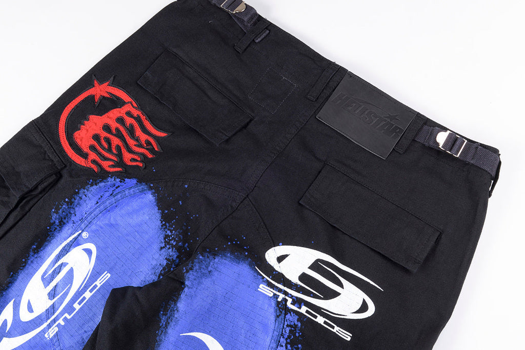 Hellstar Studios Embroidered Multi-Pocket Cargo Casual Pants - product image 12
