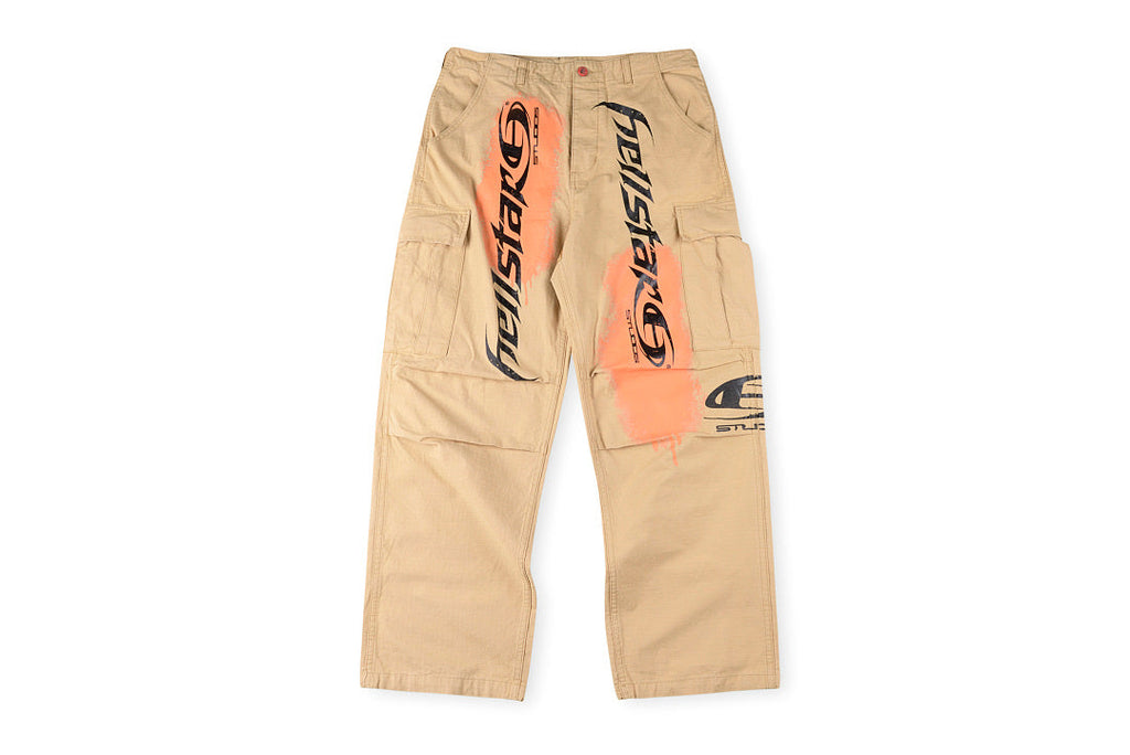 Hellstar Studios Embroidered Multi-Pocket Cargo Casual Pants - product image 1