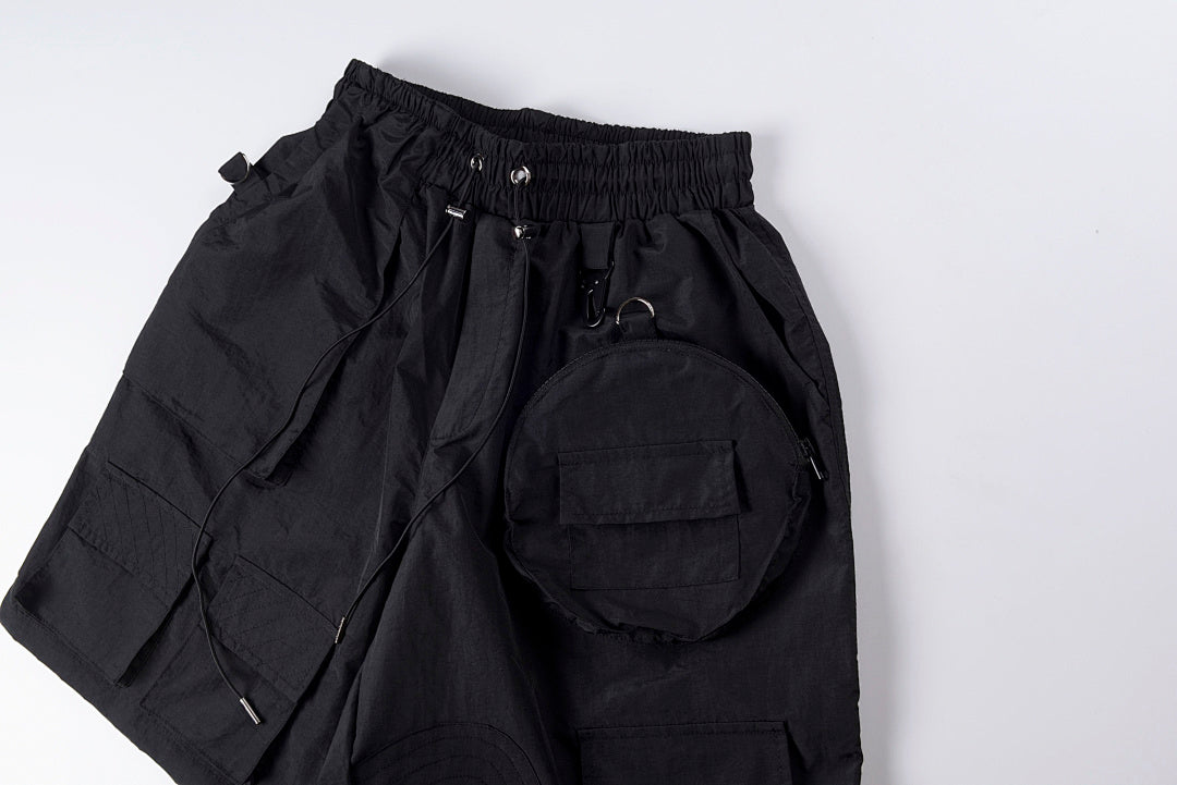 Multi-Pocket Techwear Cargo Shorts - product image 11