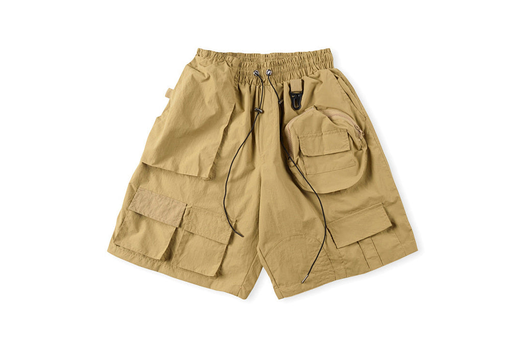 Multi-Pocket Techwear Cargo Shorts - product image 1