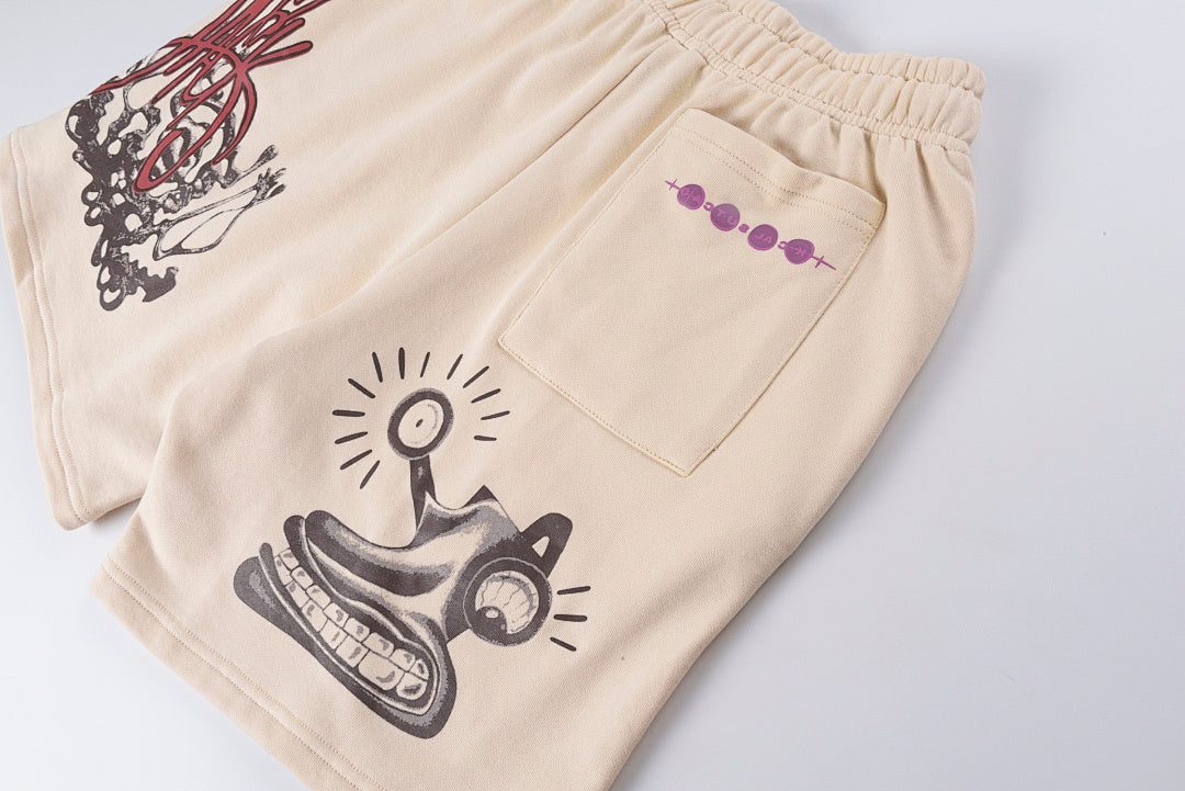 Travis Scott Cactus Jack Character Sun Hip-Hop Casual Sport Shorts - product image 10