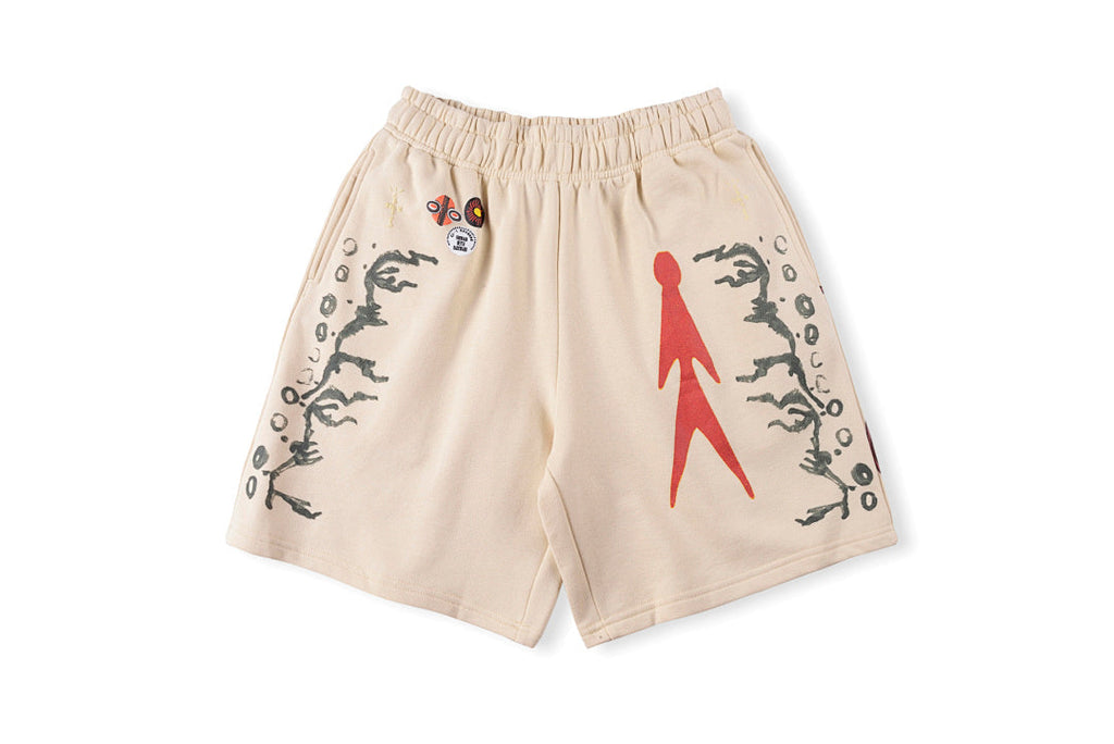 Travis Scott Cactus Jack Character Sun Hip-Hop Casual Sport Shorts - product image 1
