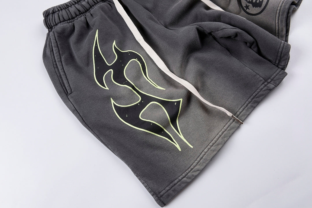 Hellstar Studios Washed Casual Athletic Shorts Instagram Street - product image 11