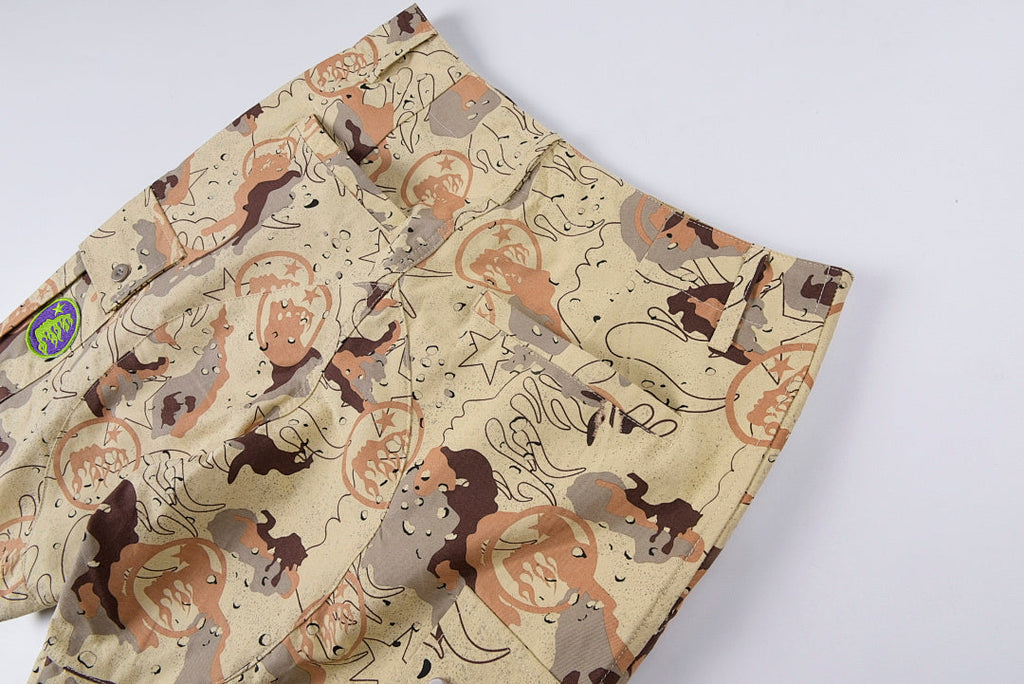Hellstar Studios Embroidered All-Over Print Athletic Shorts - product image 11