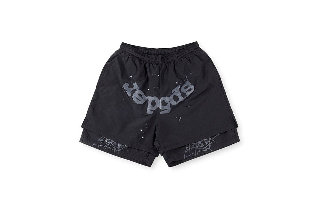 Sp5der 55555 Worldwide 5555 Logo Print Athletic Shorts - product image 4