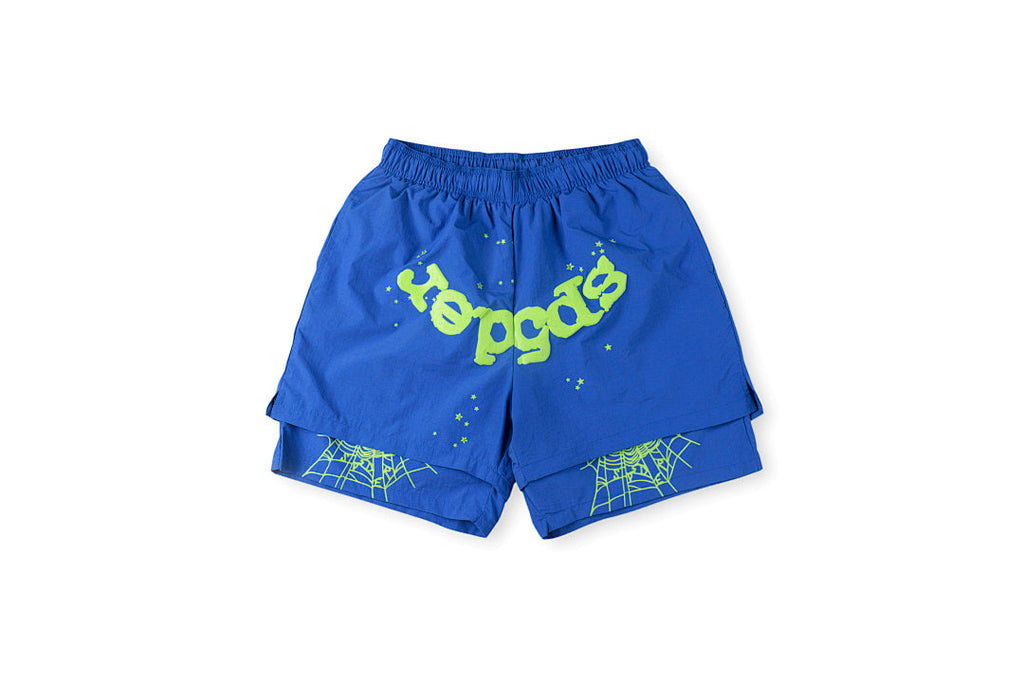 Sp5der 55555 Worldwide 5555 Logo Print Athletic Shorts - product image 8