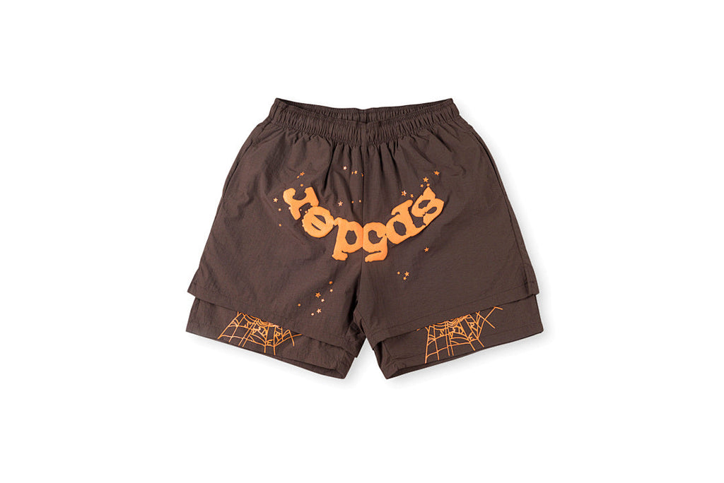 Sp5der 55555 Worldwide 5555 Logo Print Athletic Shorts - product image 10