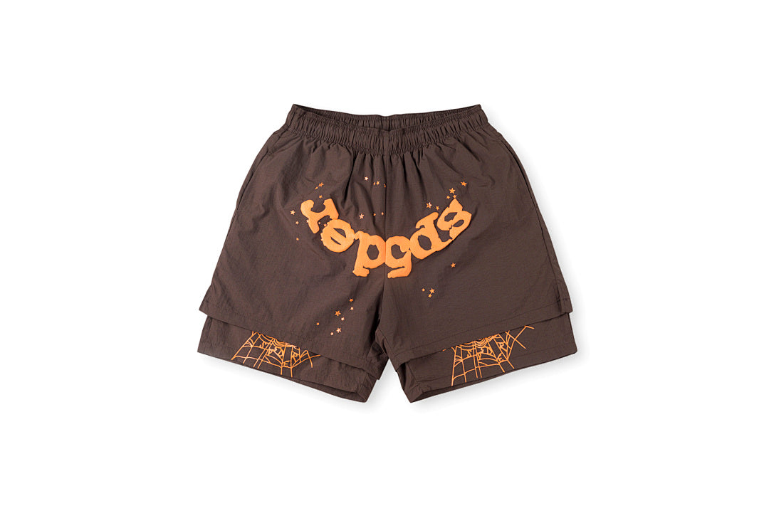 Sp5der 55555 Worldwide 5555 Logo Print Athletic Shorts - product image 10