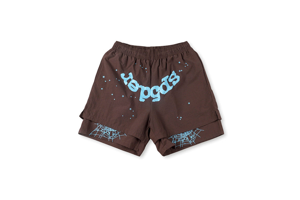 Sp5der 55555 Worldwide 5555 Logo Print Athletic Shorts - product image 18